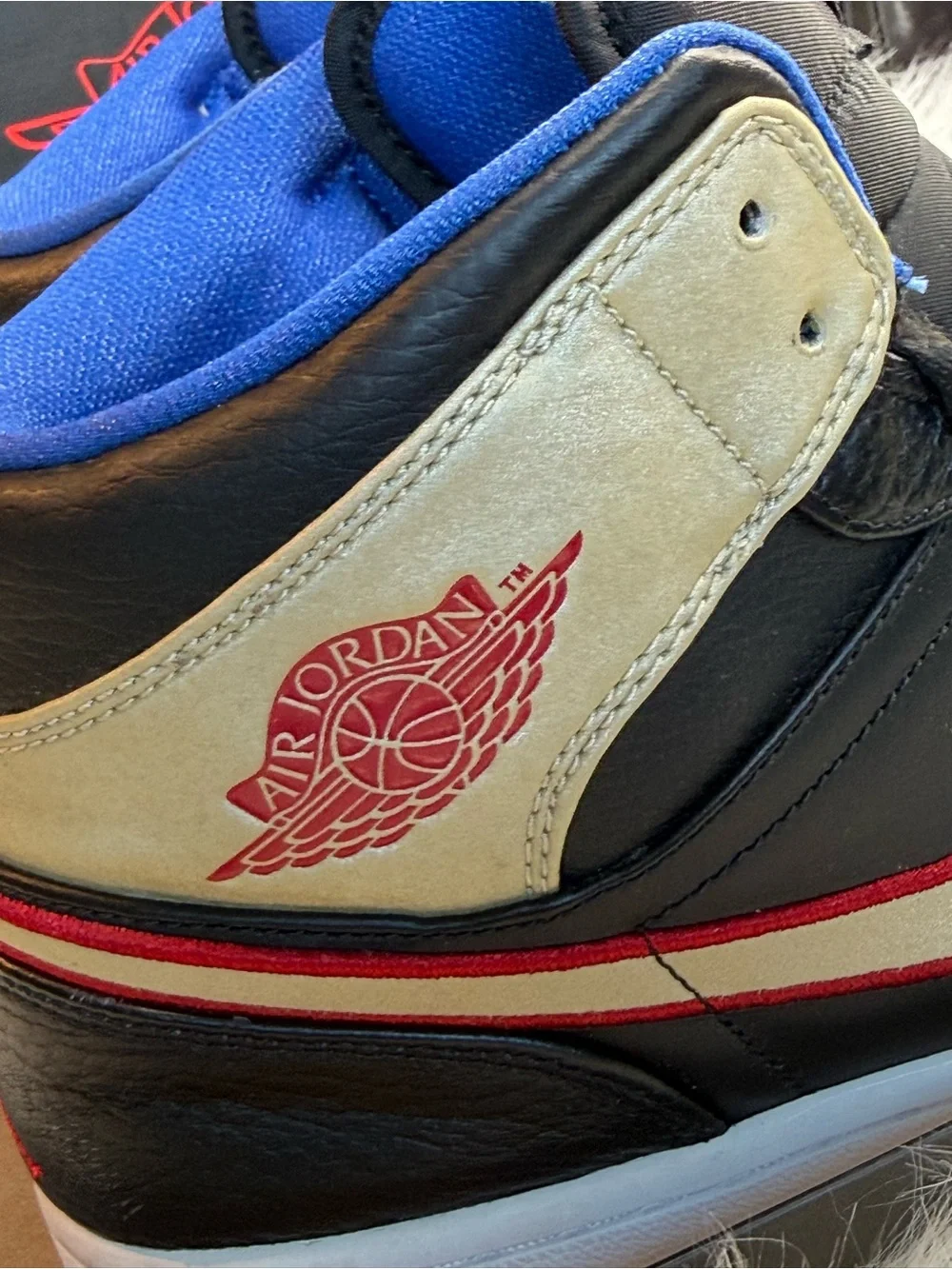 Jordan Low-Top Sneakers Black Blue